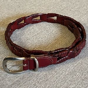 WCM weaved leather belt
